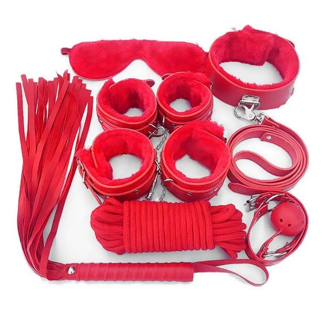 Bondage Starter Kit Blindfold Gag Flogger Restraints