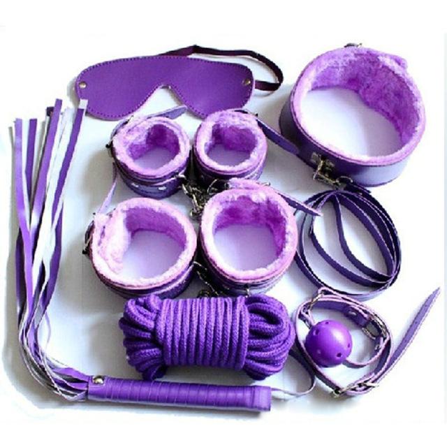 Bondage Starter Kit Blindfold Gag Flogger Restraints