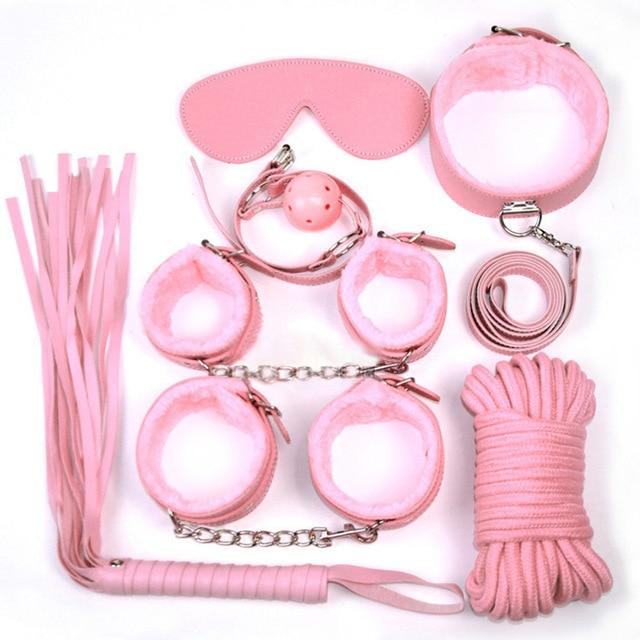 Bondage Starter Kit Blindfold Gag Flogger Restraints