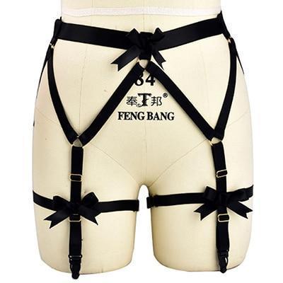 Satin Body Harness For Women Fetish Clothing