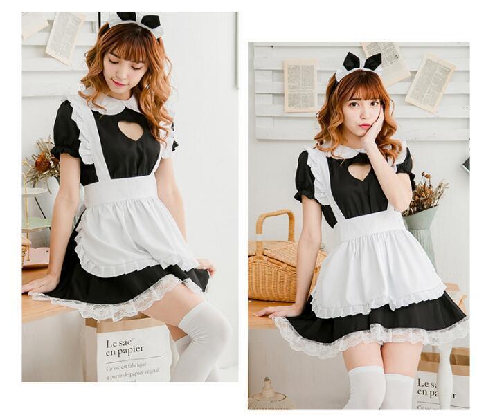 Complete Neko Maid Outfit Costume Women