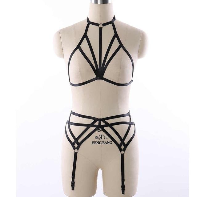Body Harness Women Lingerie Bondage Fetish Kink Restraints