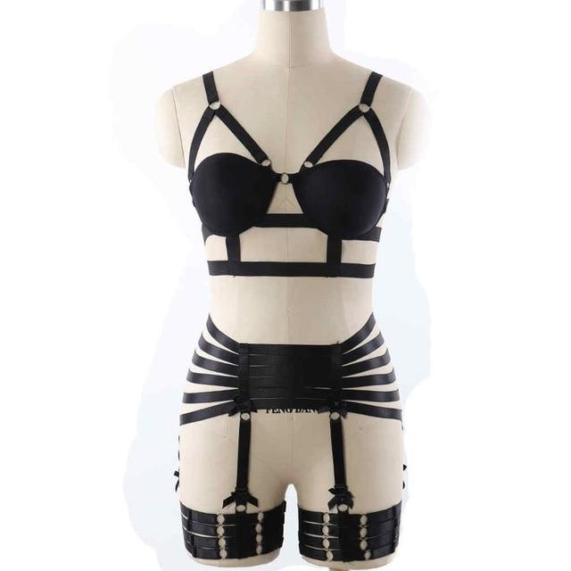 Body Harness Women Lingerie Bondage Fetish Kink Restraints