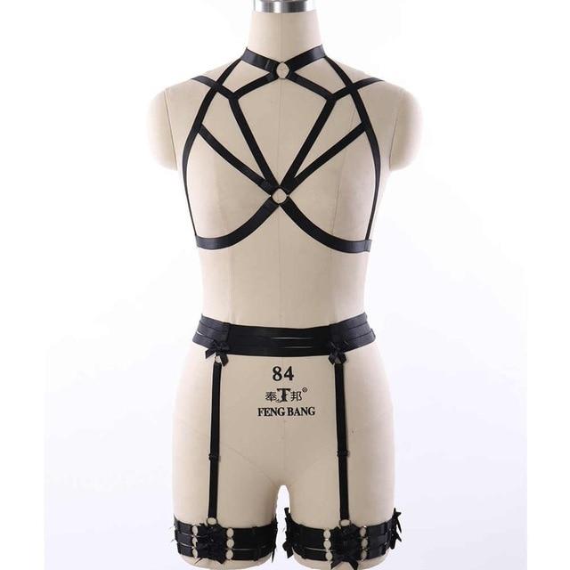 Body Harness Women Lingerie Bondage Fetish Kink Restraints