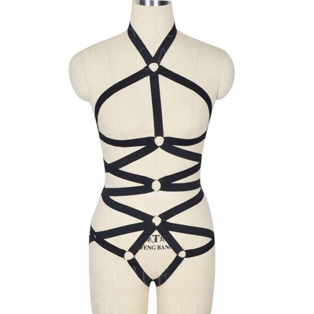 Body Harness Women Lingerie Bondage Fetish Kink Restraints