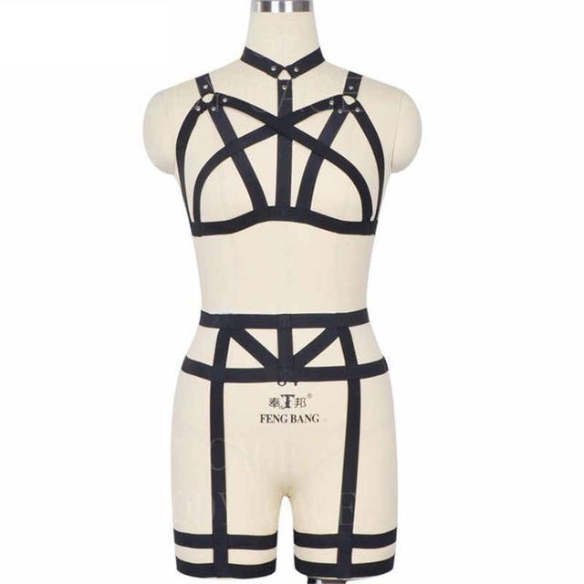 Body Harness Women Lingerie Bondage Fetish Kink Restraints