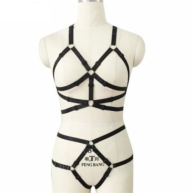Body Harness Women Lingerie Bondage Fetish Kink Restraints