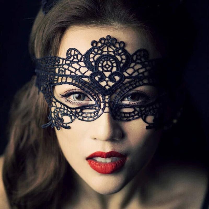 Black Lace Sexy Erotic Eye Mask Cosplay Bondage Kink Bdsm Fetish Restraints
