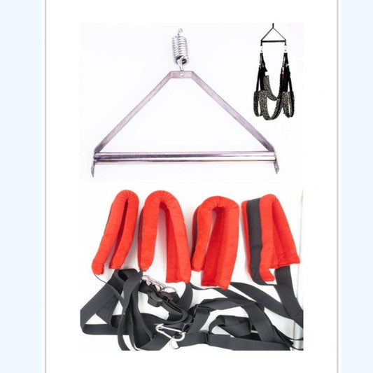 Red Swing Chair With Tripod Lover' Bondage Sex Position Aid