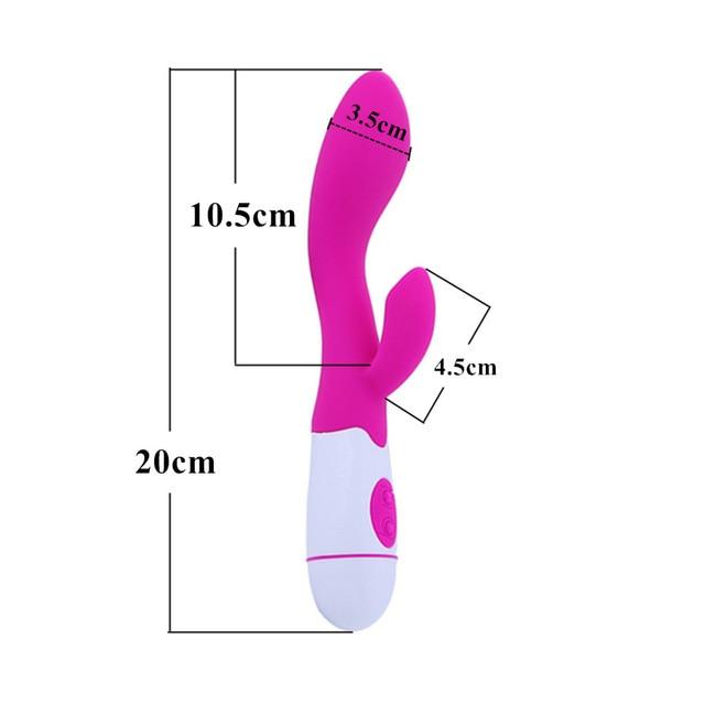 Pink G Spot Rabbit Vibrator Silicone Massager 4 Styles