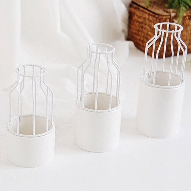 Nordic Iron Ceramic Vase Decor