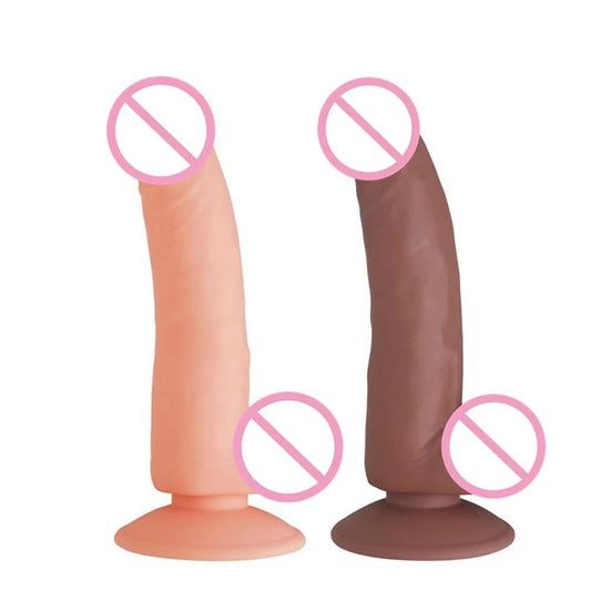 20Cm Silicone Dong Realistic Penis Dildo Suction Cup Masturbation