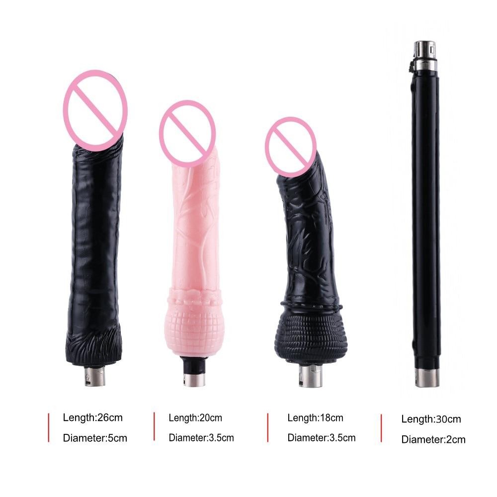 A2 Automatic Sex Machine 26Cm Inch 3 Huge Realistic Dildos Attachments