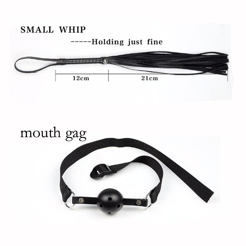 Bdsm Beginner's Sex Toy Kit With Vibrator Nipple Suckers Restraints