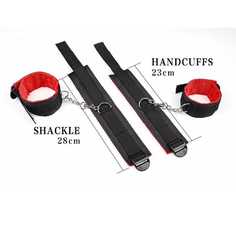 Bdsm Beginner's Sex Toy Kit With Vibrator Nipple Suckers Restraints