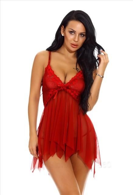 Sexy Sheer Doll Lingerie Women