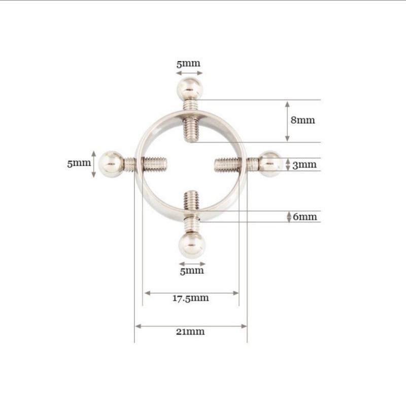 Small Nipple Clamps 6 Colours Bondage Restraints