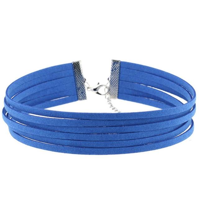 Bdsm Day Collar Colourful Velvet Choker Kink Fetish Dominant Submissive