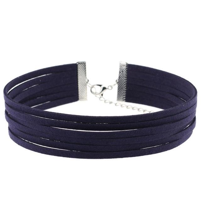Bdsm Day Collar Colourful Velvet Choker Kink Fetish Dominant Submissive