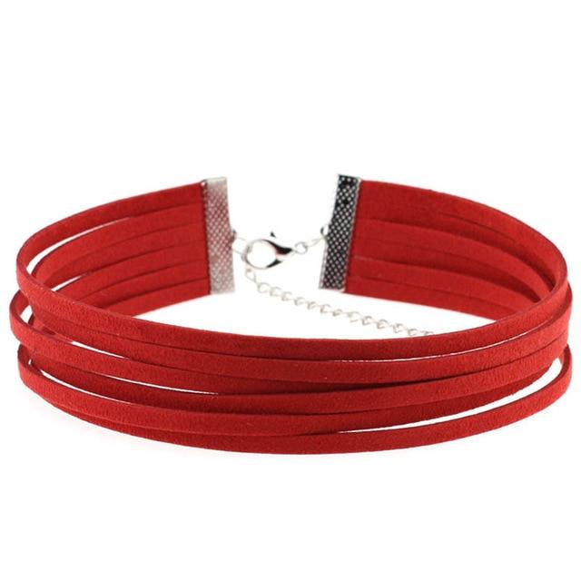 Bdsm Day Collar Colourful Velvet Choker Kink Fetish Dominant Submissive