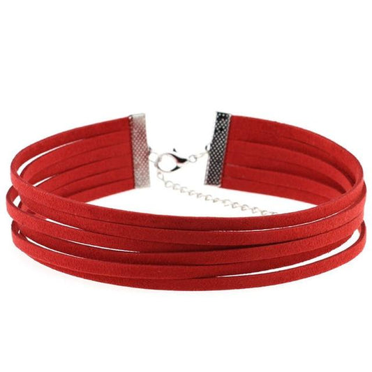 Bdsm Day Collar Colourful Velvet Choker Kink Fetish Dominant Submissive
