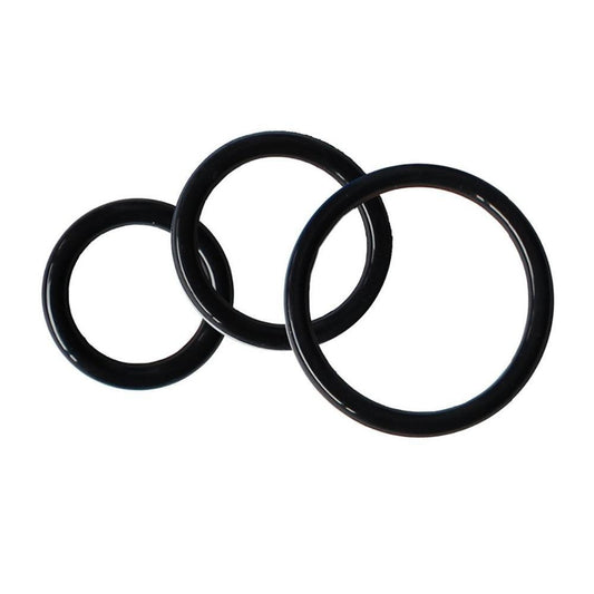 Stretchy Black Cock Rings Set Ejaculation Delay