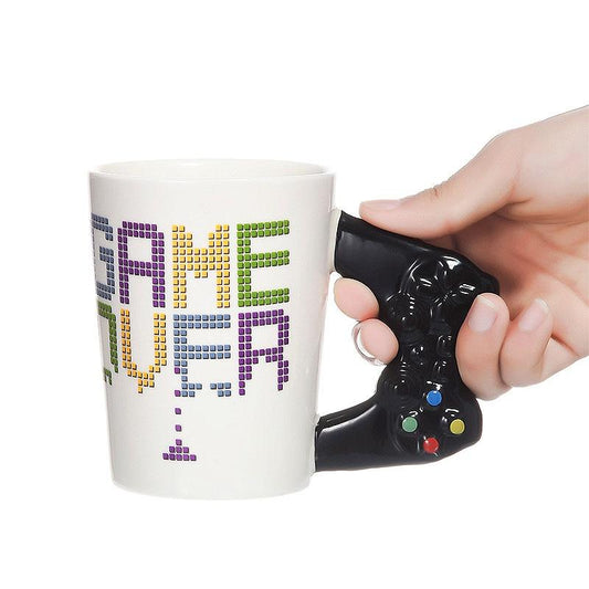 3D Game Controller Over Coffee Mug Gamer Novelty Gift