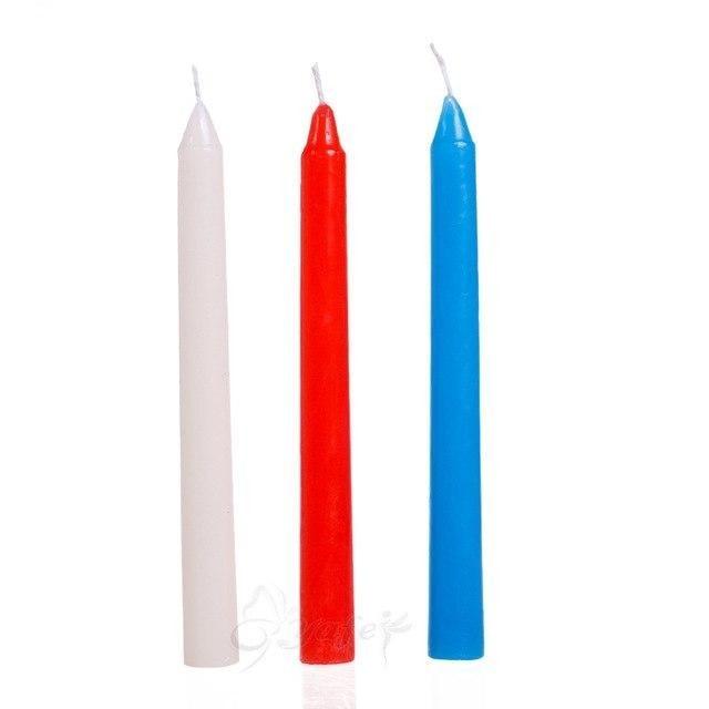 Bdsm 3Pcs Wax Candles Temperature Play Bondage Kink Fetish Restraints