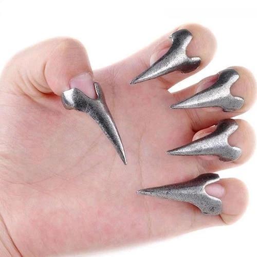 5 Claw Rings Bronze Silver Sensory Scratch Play Bondage Kink Bdsm Fetish