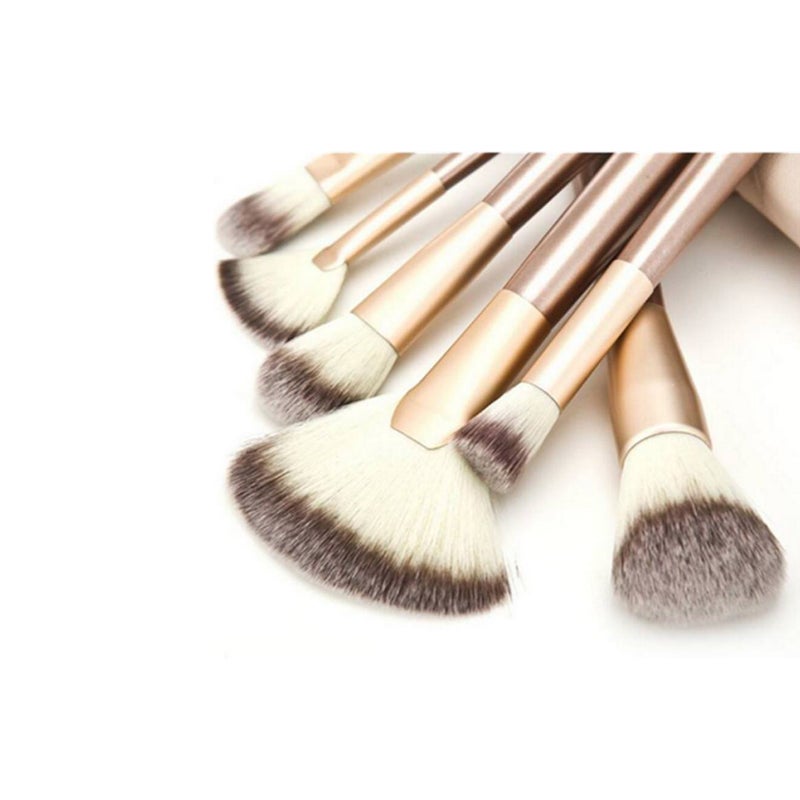 Professional 12 Pcs Make Up Brush Kit