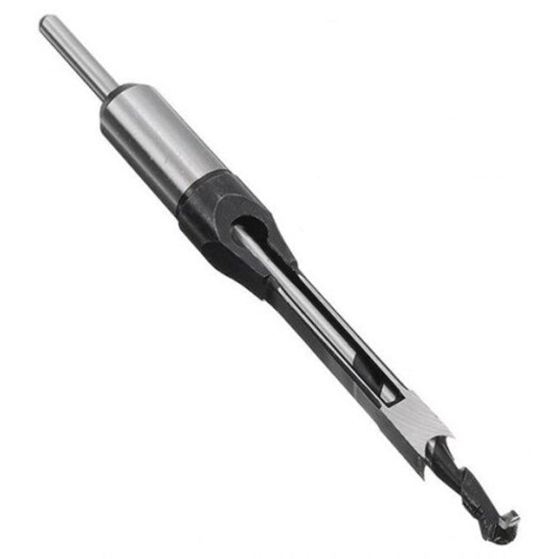 Professional Carpentry Reamer Square Hole Drill Bit Silver 8Mm