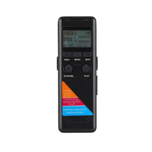 Professional Digital Voice Recorder Supports Mp3 Conference Classroom Dedicated Recording Stick Black