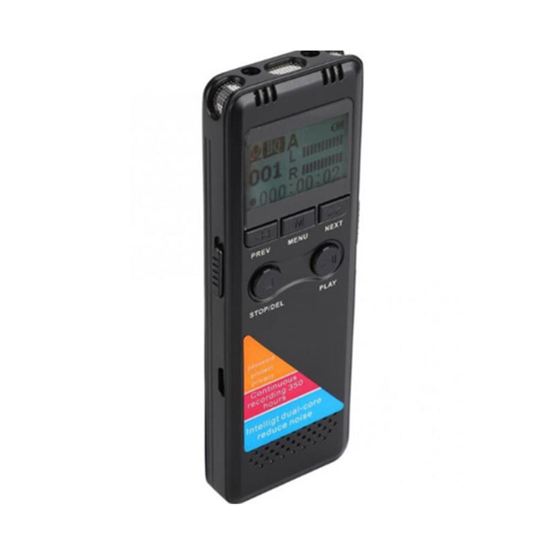 Professional Digital Voice Recorder Supports Mp3 Conference Classroom Dedicated Recording Stick Black