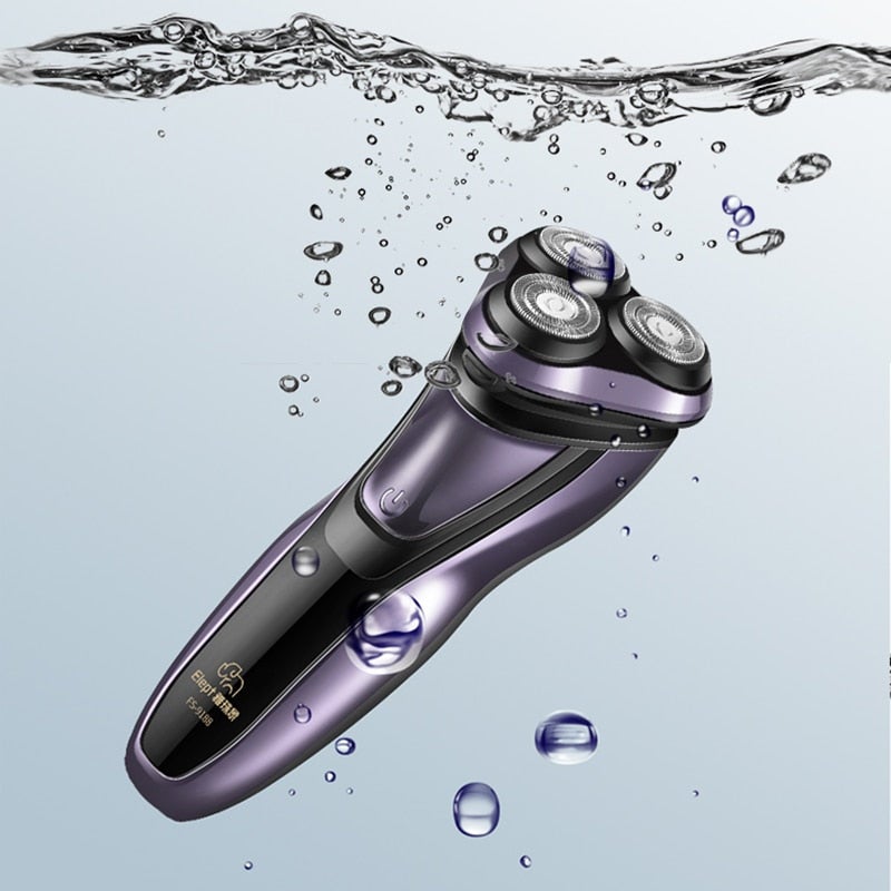 Professional Electric Shaver For Men Beard Trimmer 3D Floating Blade Rechargeable Hair Cutting Machine Led Display Shavi