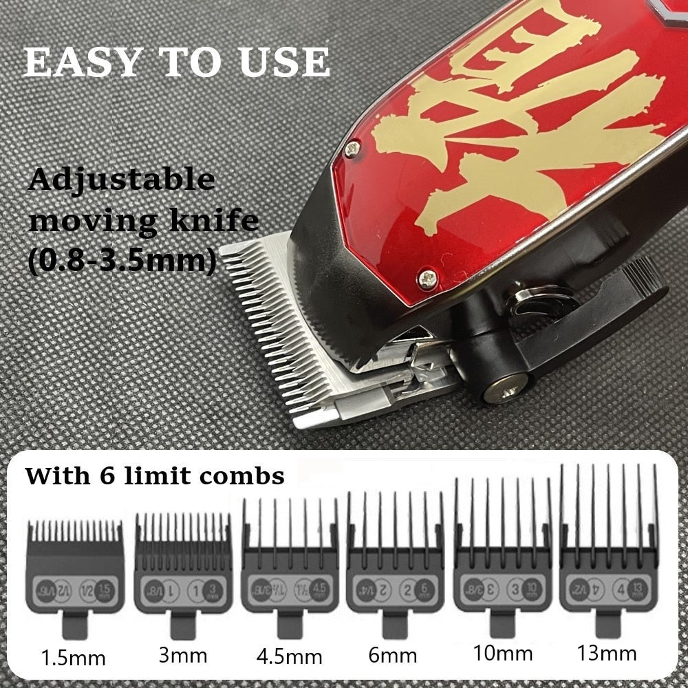 Professional Hair Trimmer For Men Electric Cutting Machine 7000 Rpm Barbershop Usb Rechargeable