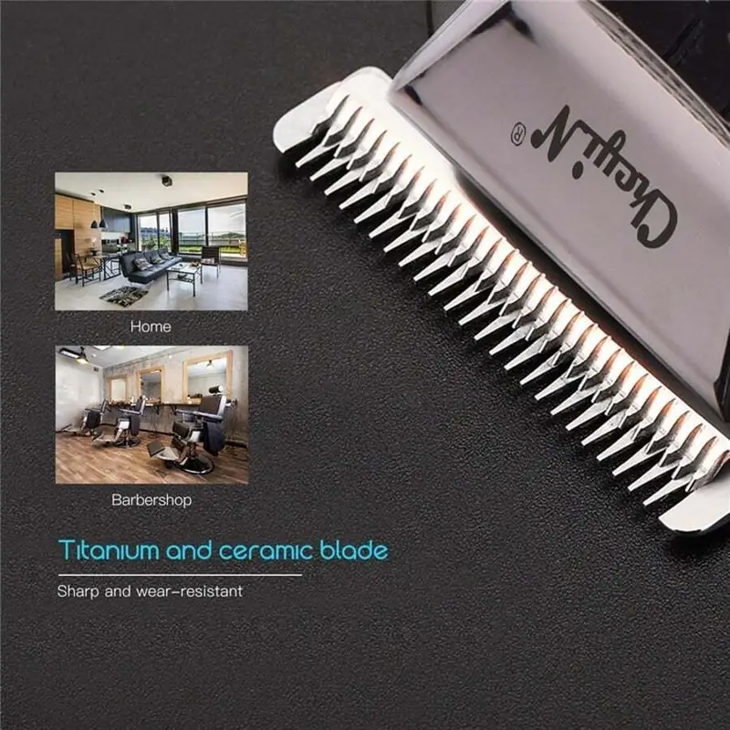 Professional Digital Hair Trimmer Rechargeable Electric Men's Clippers