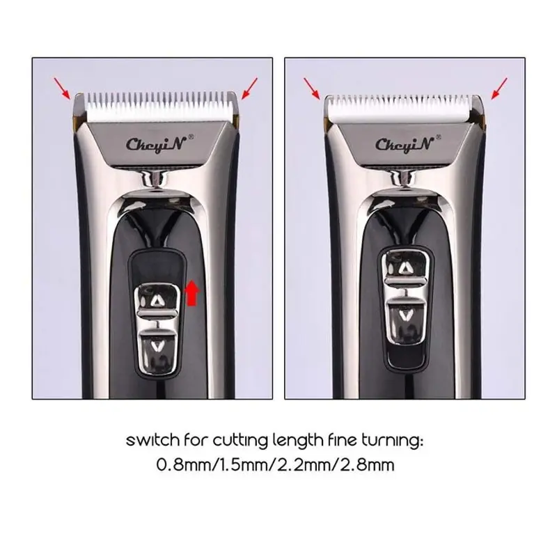 Professional Digital Hair Trimmer Rechargeable Electric Men's Clippers