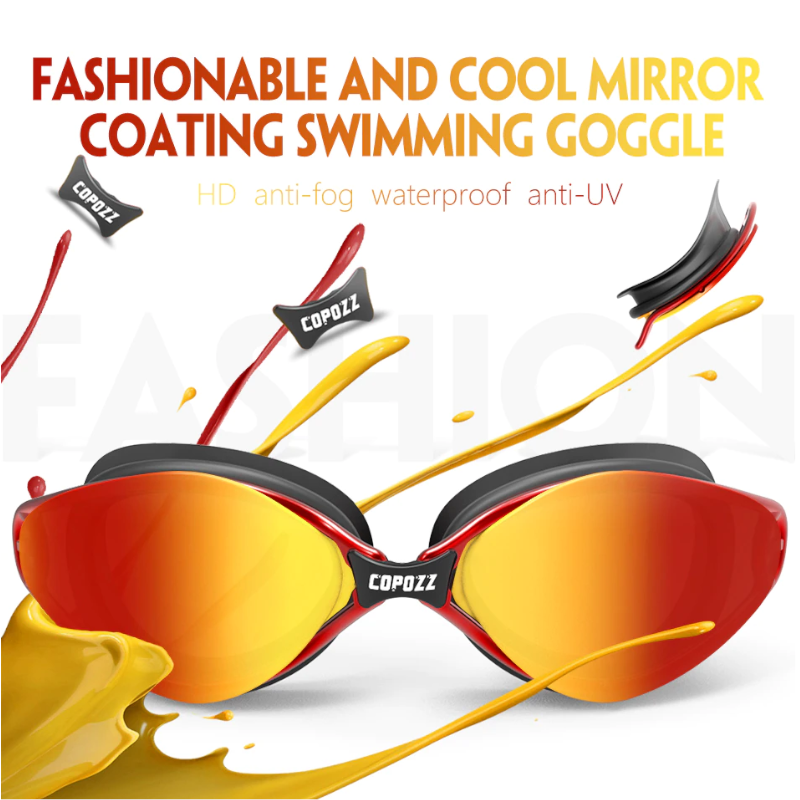 Professional Goggles Anti Fog Uv Protection Swimming Eyewear