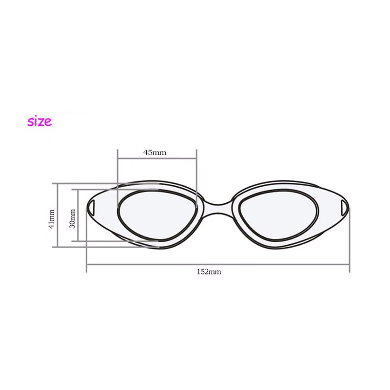 Professional Goggles Anti Fog Uv Protection Swimming Eyewear