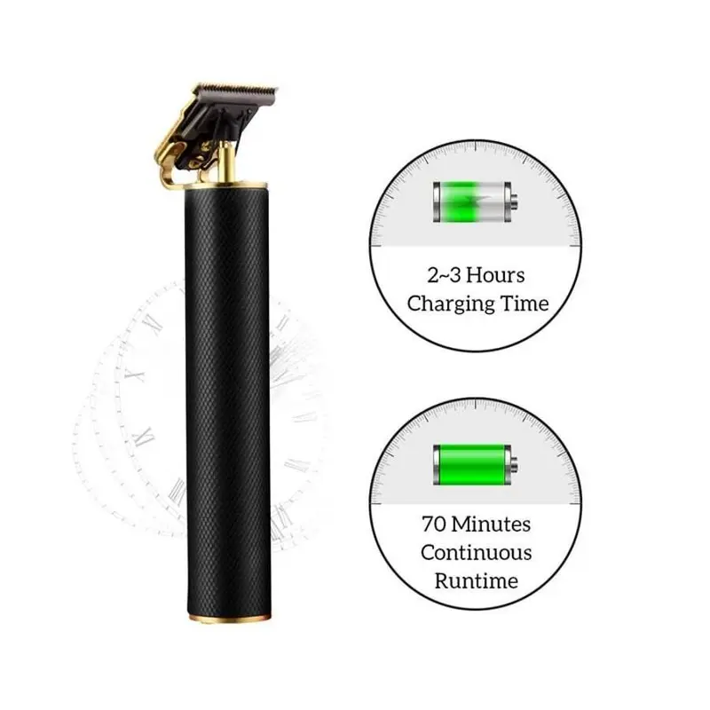 Professional Hair Trimmer Barber Clipper Usb Rechargeable Machine Cutting Beard Trimming For Men Styling Tools