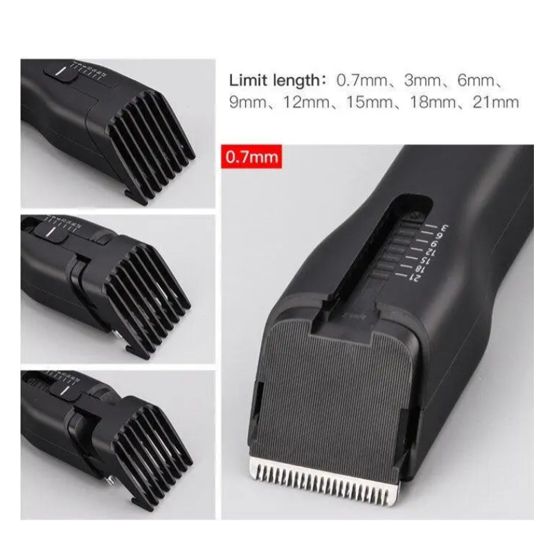 Professional Hair Trimmer Cordless Usb Rechargeable Electric Clipper Comb For Men