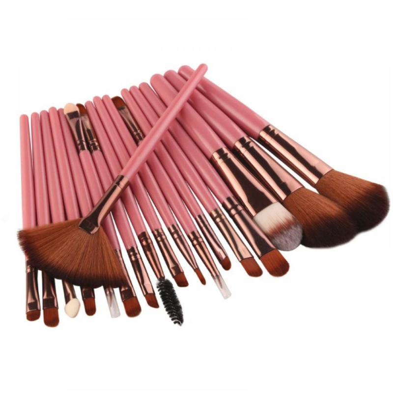 18Pcs Professional Make Up Brushes Set Eyeshadow Eyebrow Eyeliner Powder Blush