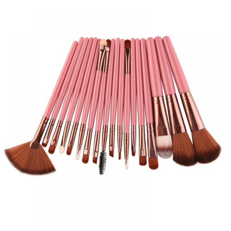 18Pcs Professional Make Up Brushes Set Eyeshadow Eyebrow Eyeliner Powder Blush