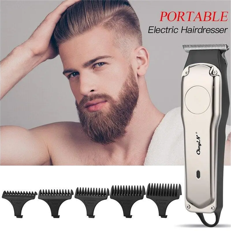 Professional Portable Electric Hair Clipper For Men Shaver Cordless Rechargeable