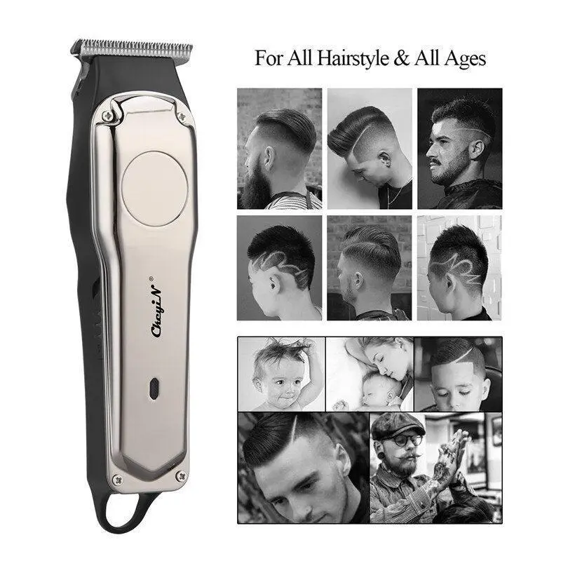 Professional Portable Electric Hair Clipper For Men Shaver Cordless Rechargeable