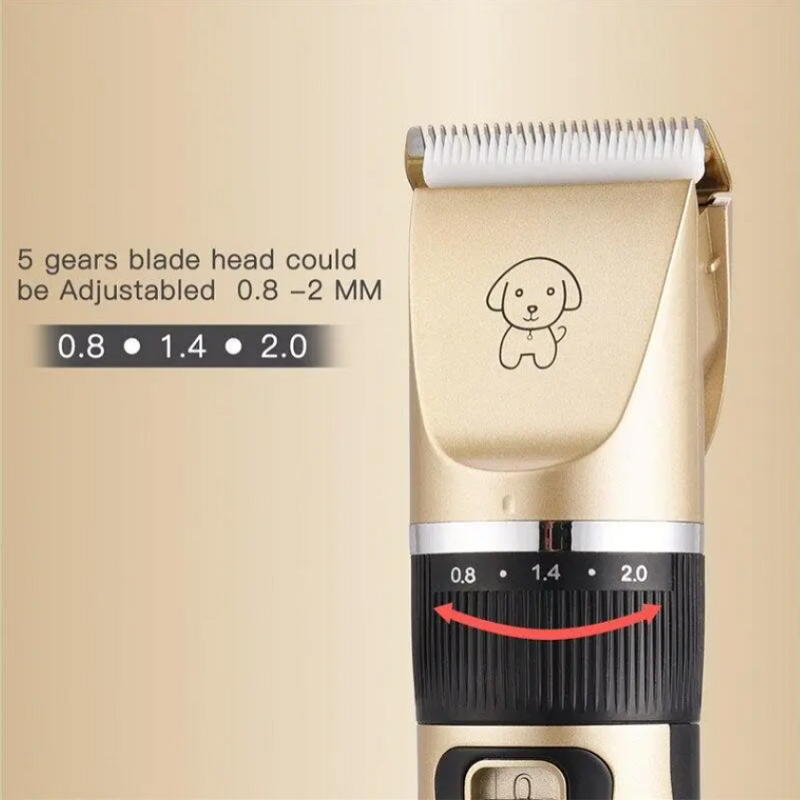 Professional Pet Dog Hair Trimmer Animal Grooming Clippers Machine Shaver Set