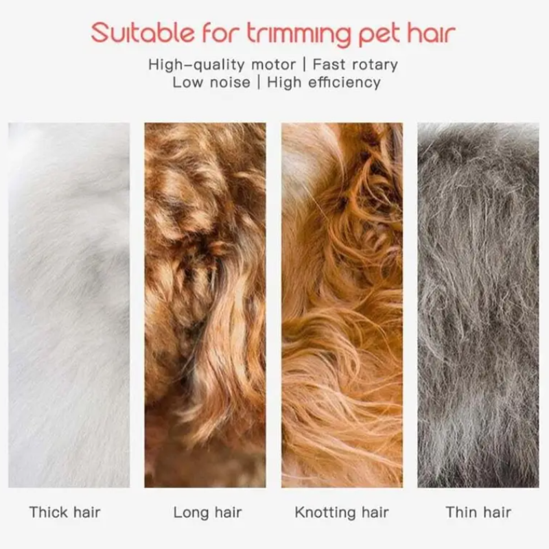 Professional Pet Dog Hair Trimmer Animal Grooming Clippers Machine Shaver Set