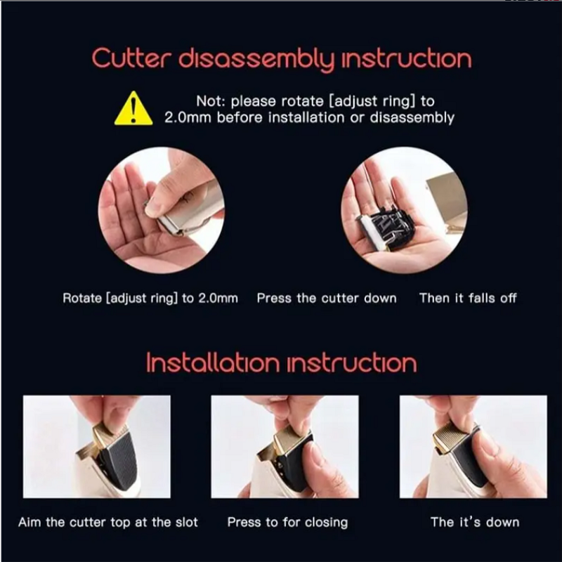 Professional Pet Dog Hair Trimmer Animal Grooming Clippers Machine Shaver Set
