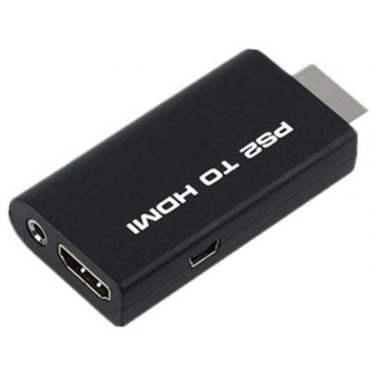 Ps2 To Hdmi With Audio Video Converter Game Console Adapter Black