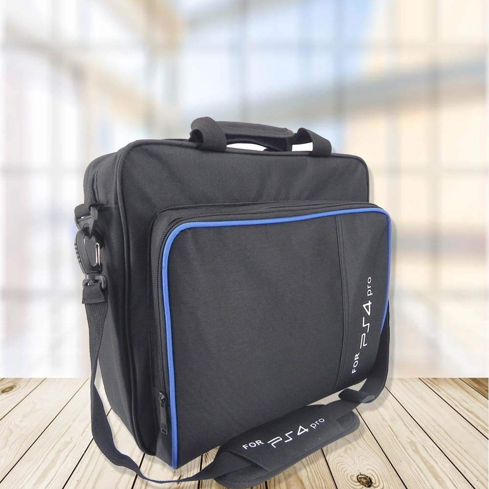 System Bag Ps4 Original Size For Playstation Console Shoulder Protector Carry Handbag Canvas Black